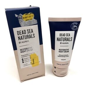 ✨ NEW Dead Sea Naturals by AHAVA Restorative Night Cream - 1.7 oz ✨